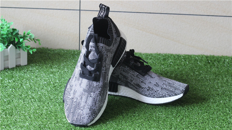 Adidas NMD R1 Primeknit Grey Black Mottled